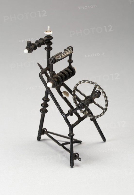 Spinning Wheel, France, 18th century. Creator: Verres de Nevers.