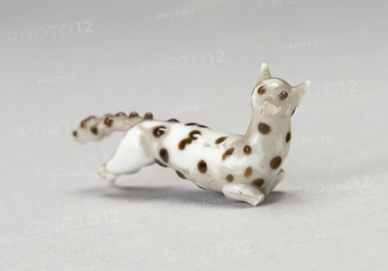 Running Dog, France, c. 1850. Creator: Verres de Nevers.