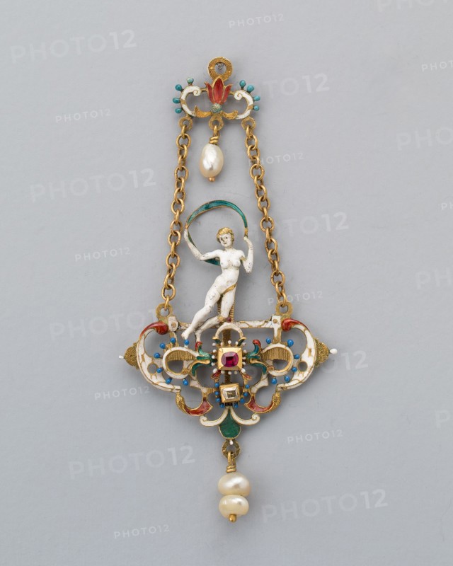 Pendant with Figure of Fortune, Vienna, late 19th century. Creator: Unknown.