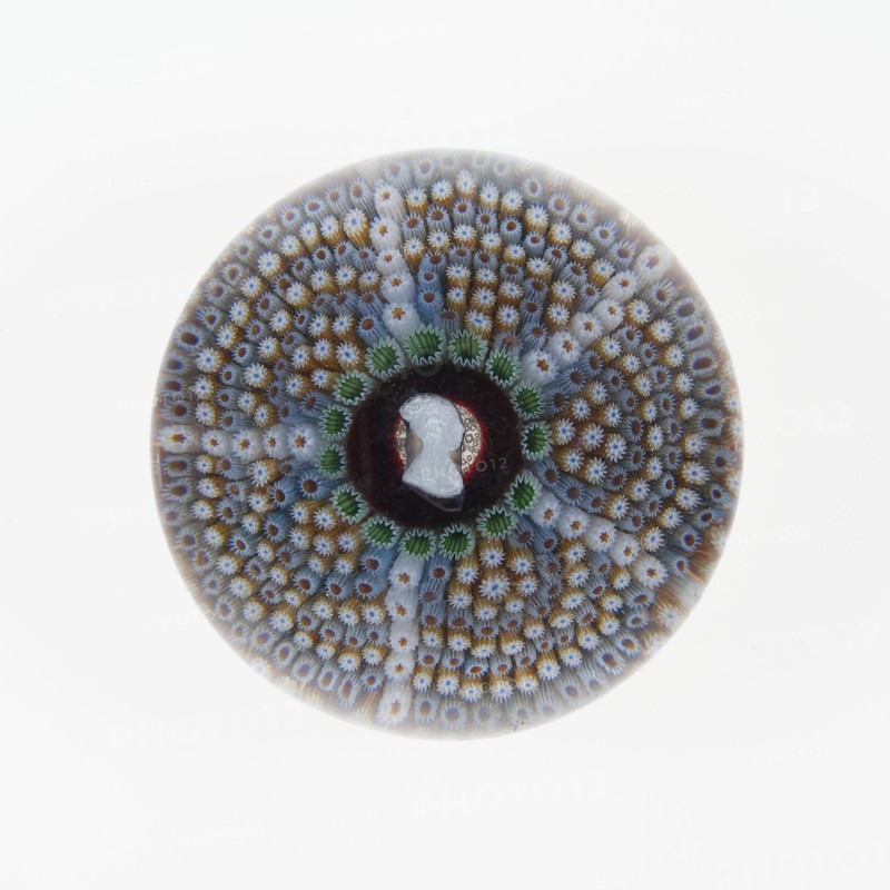 Paperweight, Saint-Louis, 19th century. Creator: Saint-Louis Glassworks.