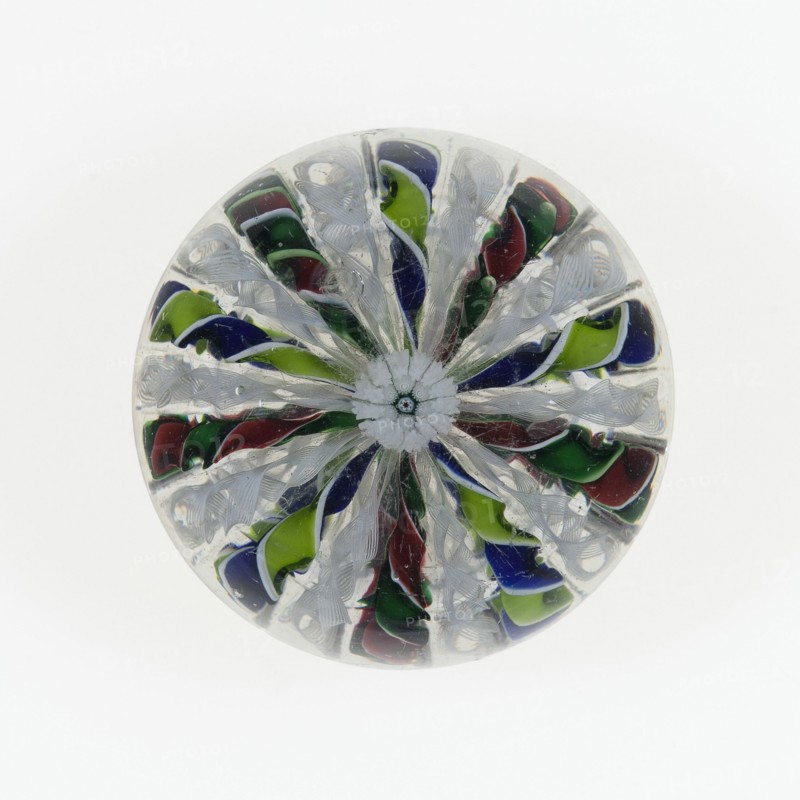 Paperweight, Saint-Louis, c. 1845-55. Creator: Saint-Louis Glassworks.