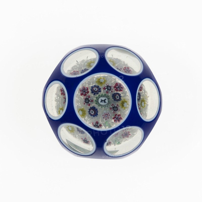 Paperweight, France, Mid 19th century. Creator: Saint-Louis Glassworks.