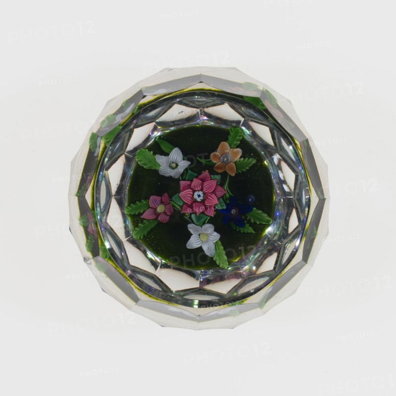 Paperweight, Saint-Louis, c. 1848-55. Creator: Saint-Louis Glassworks.