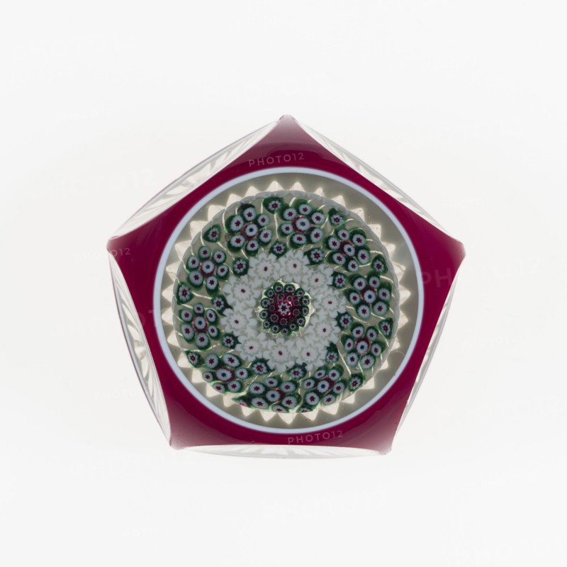 Paperweight, France, c. 1848-55. Creator: Saint-Louis Glassworks.