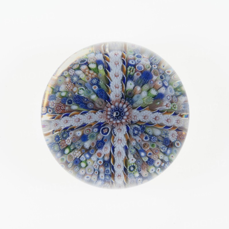 Paperweight, Saint-Louis, 19th century. Creator: Saint-Louis Glassworks.