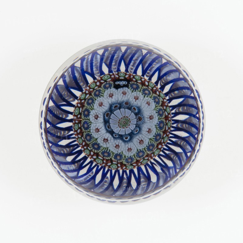 Paperweight, Saint-Louis, c. 1845-55. Creator: Saint-Louis Glassworks.