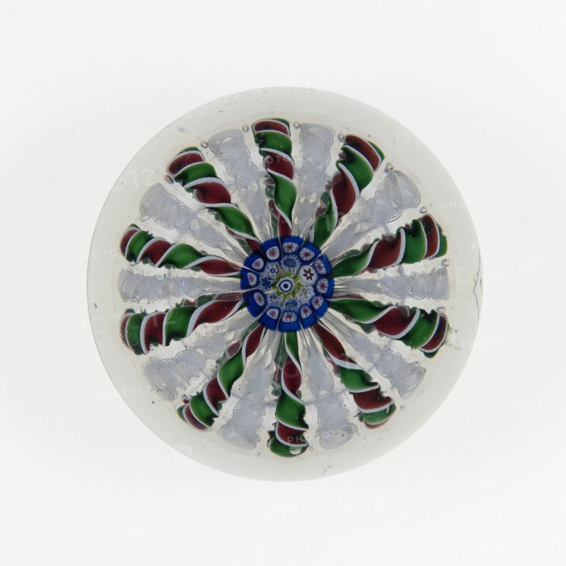 Paperweight, Saint-Louis, c. 1845-55. Creator: Saint-Louis Glassworks.