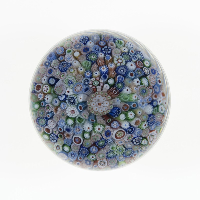 Paperweight, Saint-Louis, c. 1845-55. Creator: Saint-Louis Glassworks.