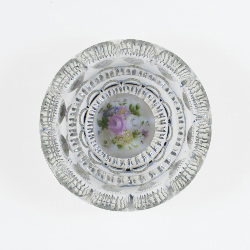 Paperweight, France, c. 1848-55. Creator: Saint-Louis Glassworks.