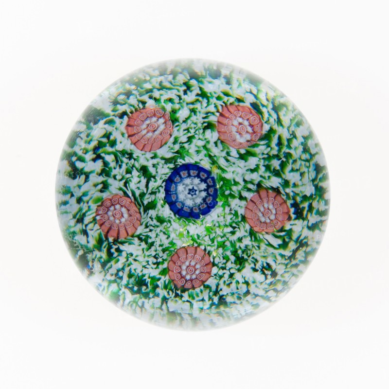 Paperweight, Münzthal, 19th century. Creator: Saint-Louis Glassworks.