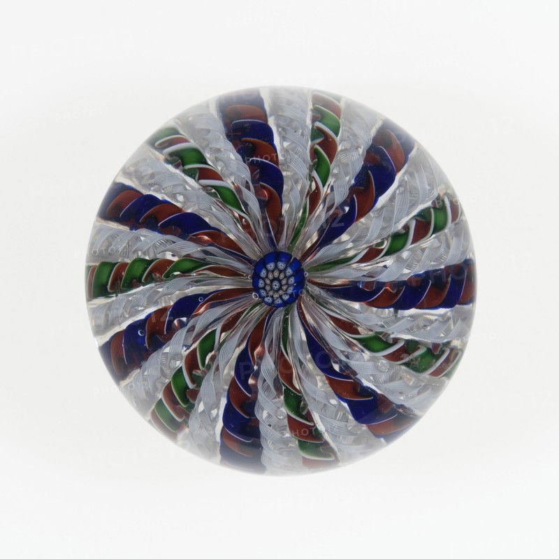 Paperweight, France, c. 1848-55. Creator: Saint-Louis Glassworks.