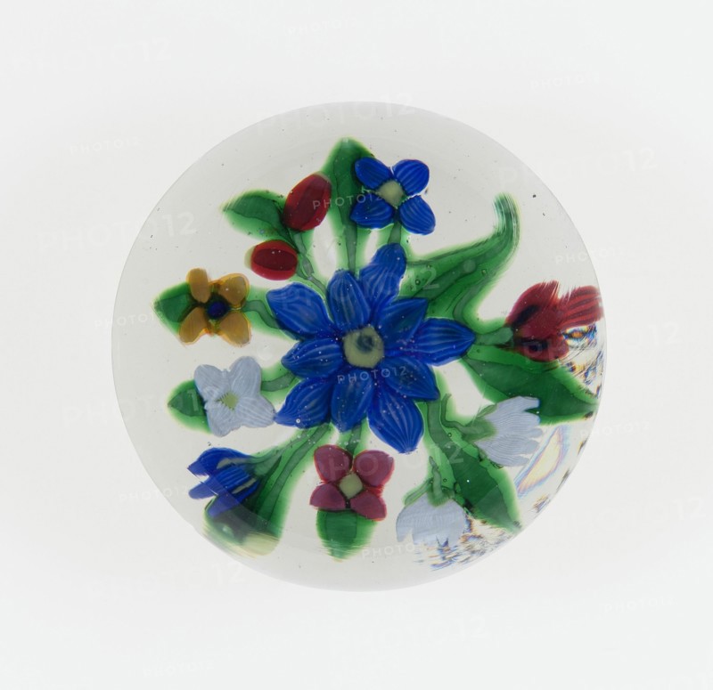 Paperweight, France, c. 1845-60. Creator: Saint-Louis Glassworks.