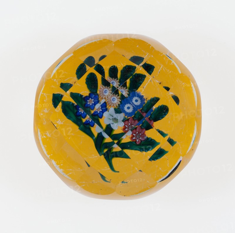 Paperweight, France, c. 1845-60. Creator: Saint-Louis Glassworks.
