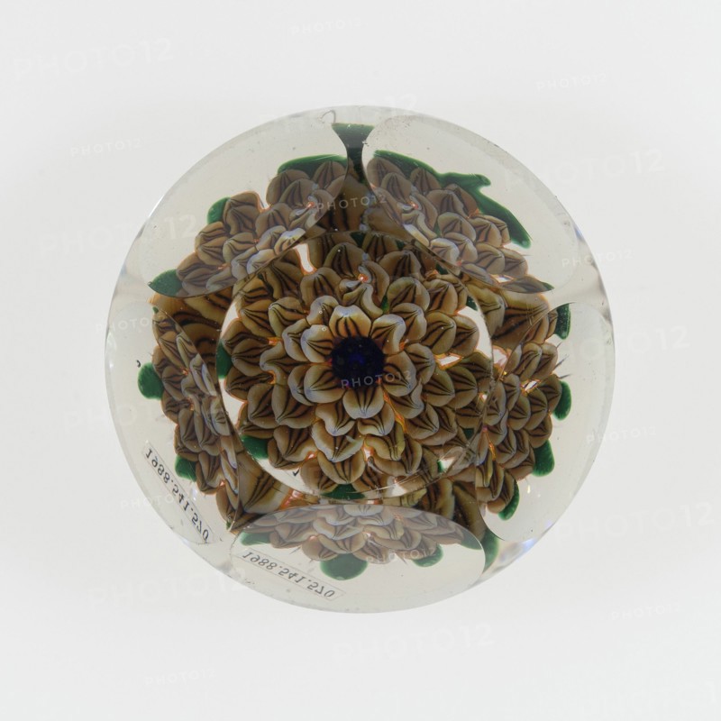 Paperweight, France, c. 1845-60. Creator: Saint-Louis Glassworks.