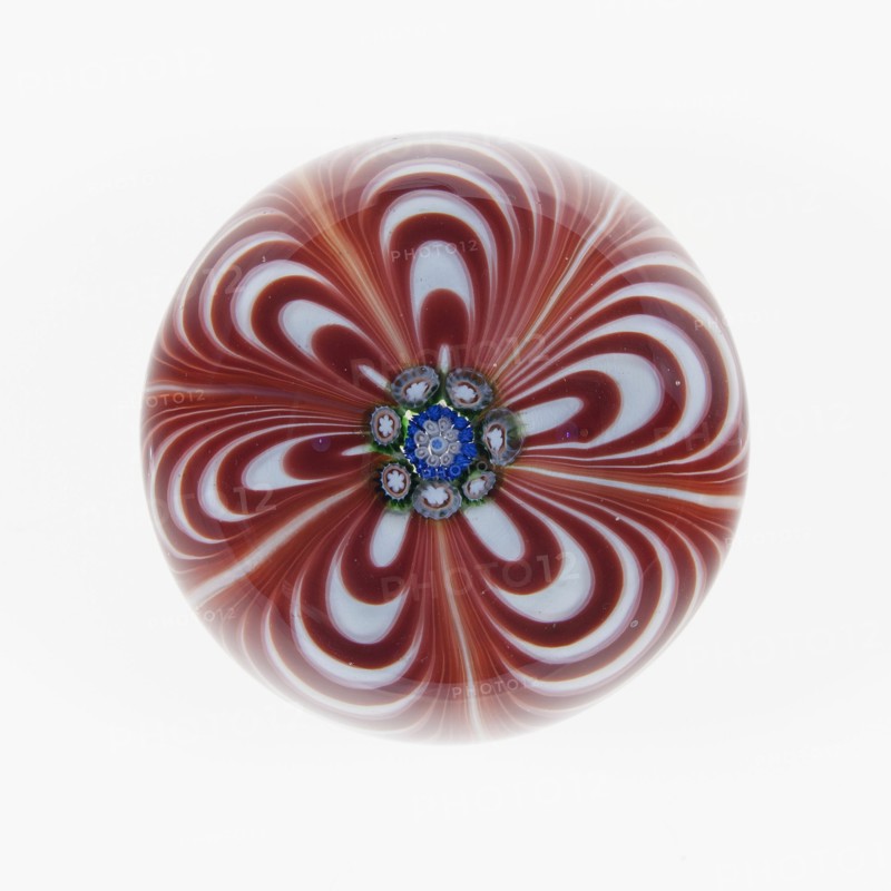 Paperweight, France, c. 1845/60. Creator: Saint-Louis Glassworks.