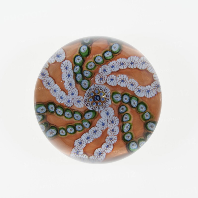 Paperweight, France, c. 1845/60. Creator: Saint-Louis Glassworks.