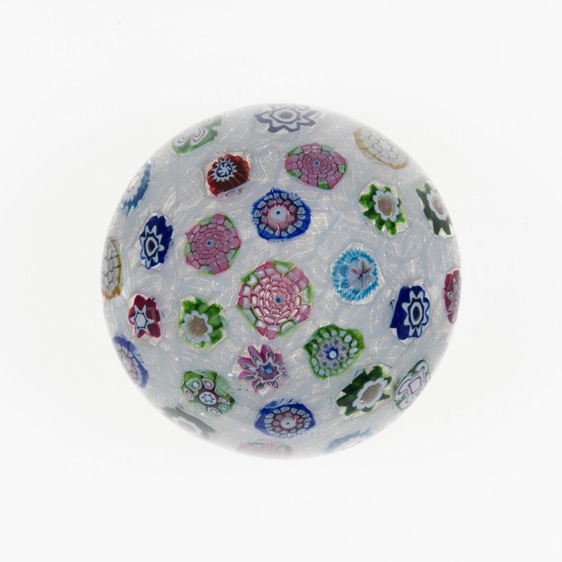 Paperweight, France, c. 1845-60. Creator: Saint-Louis Glassworks.
