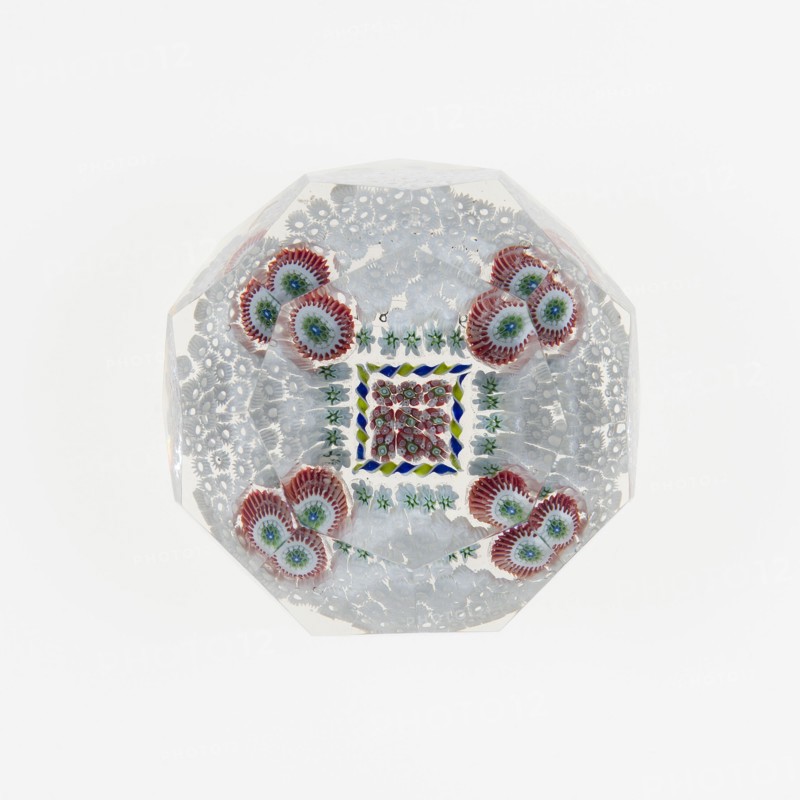 Paperweight, France, c. 1845-60. Creator: Saint-Louis Glassworks.