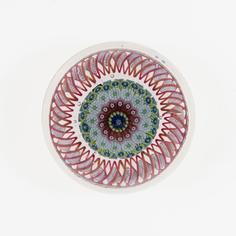 Paperweight, France, c. 1845-60. Creator: Saint-Louis Glassworks.