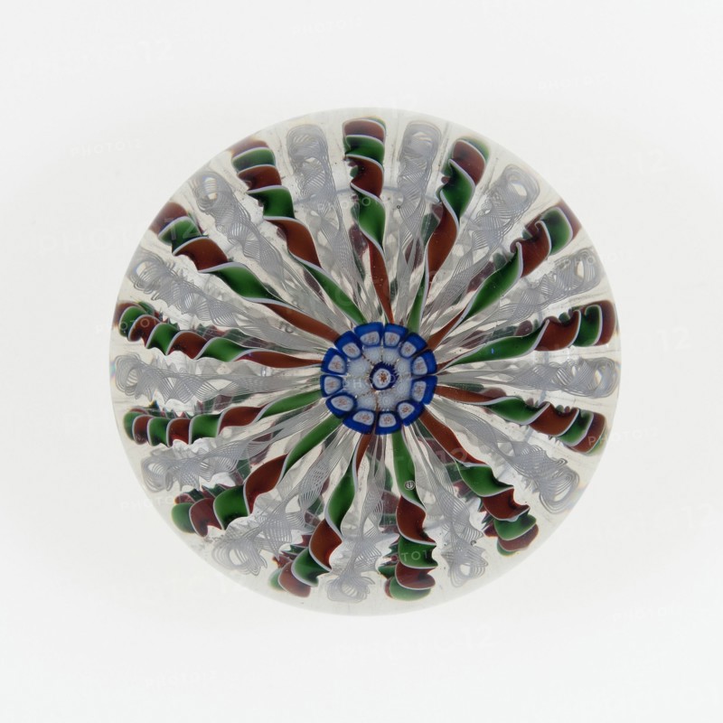 Paperweight, France, c. 1845-60. Creator: Saint-Louis Glassworks.