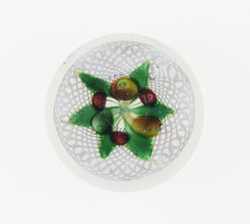 Paperweight, France, c. 1845-60. Creator: Saint-Louis Glassworks.
