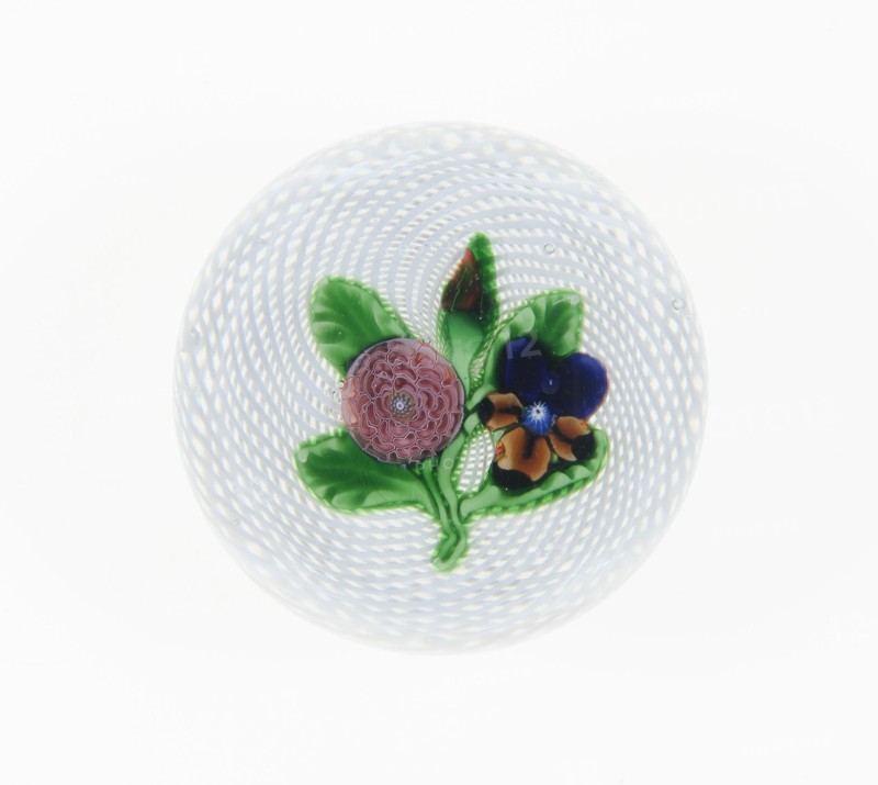Paperweight, France, c. 1845-60. Creator: Saint-Louis Glassworks.