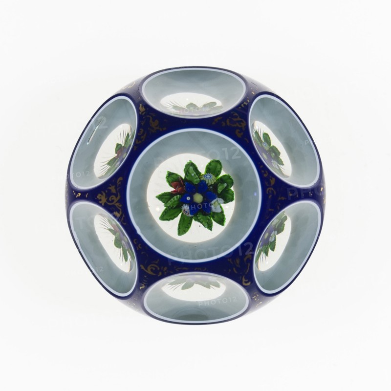 Paperweight, France, c. 1845-60. Creator: Saint-Louis Glassworks.