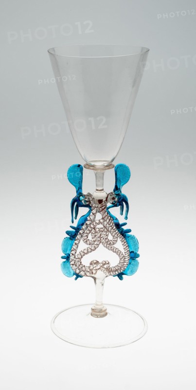 Winged Goblet (Flügelglas), Netherlands, c. 1670-c. 1690. Creator: Unknown.