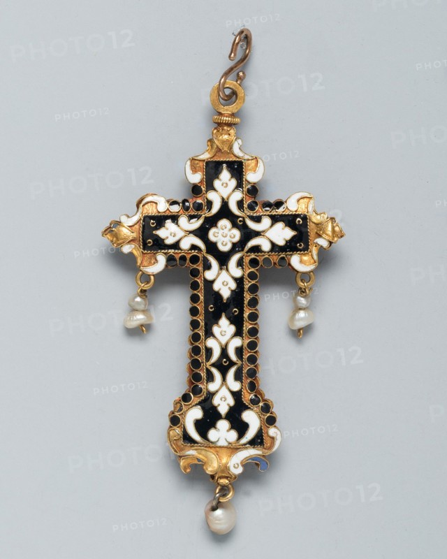 Pendant Cross, Spain, 17th century. Creator: Unknown.