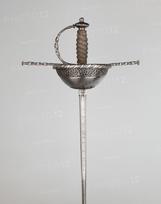 Cup-Hilted Rapier, Spain, northern, 1660/70. Creator: Unknown.