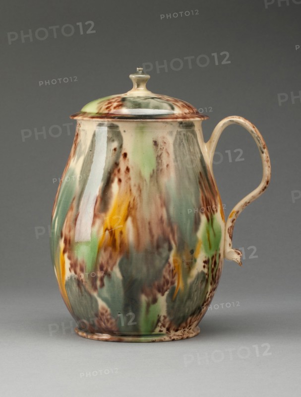 Tankard, Staffordshire, 1760/70. Creator: Staffordshire Potteries.