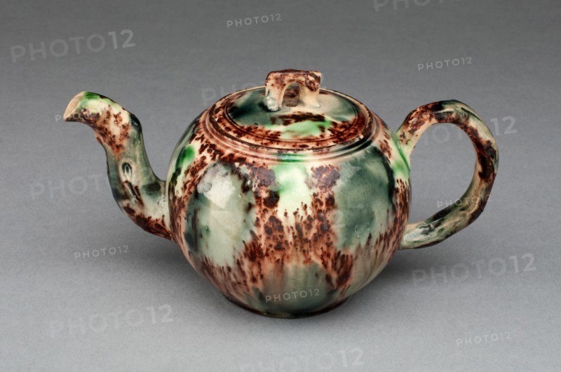 Teapot, Staffordshire, 1760/70. Creator: Staffordshire Potteries.