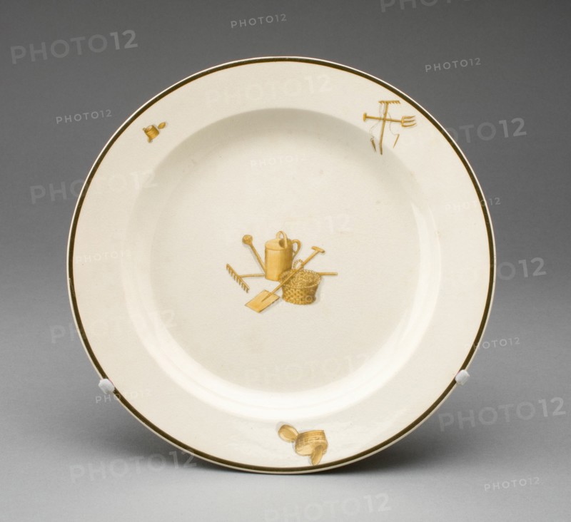 Plate, Burslem, c. 1775. Creator: Wedgwood.