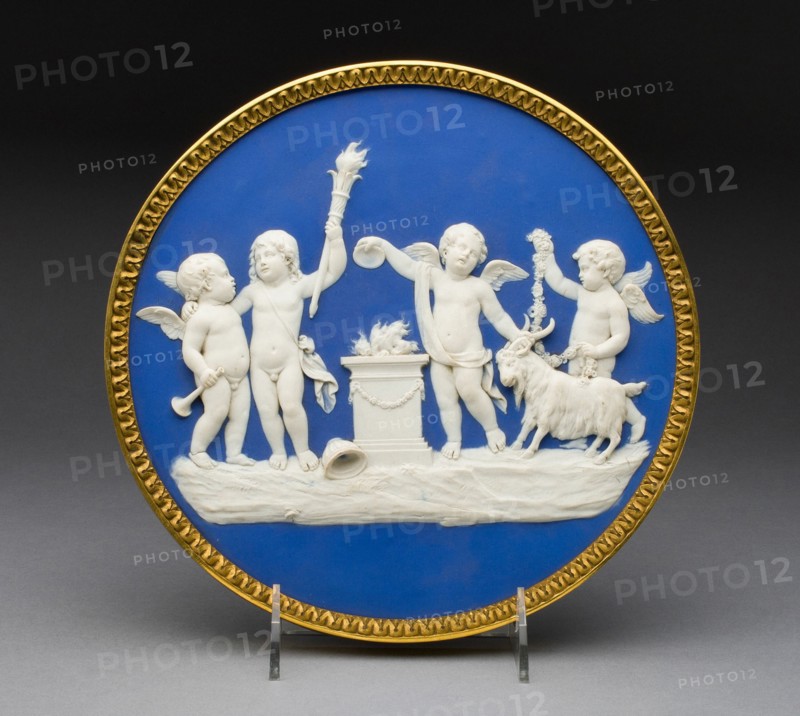 Plaque with Sacrifice to Hymen, Burslem, 1789. Creator: Wedgwood.