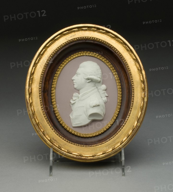 Plaque with Portrait of George Augustus Frederick, Burslem, c. 1790. Creator: Wedgwood.