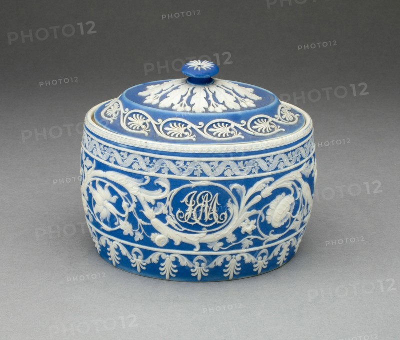 Sugar Bowl, Burslem, c. 1790. Creator: Wedgwood.