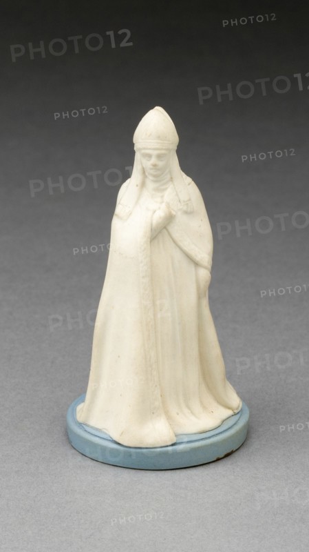 Chess Piece: Bishop, Burslem, 19th century. Creator: Wedgwood.