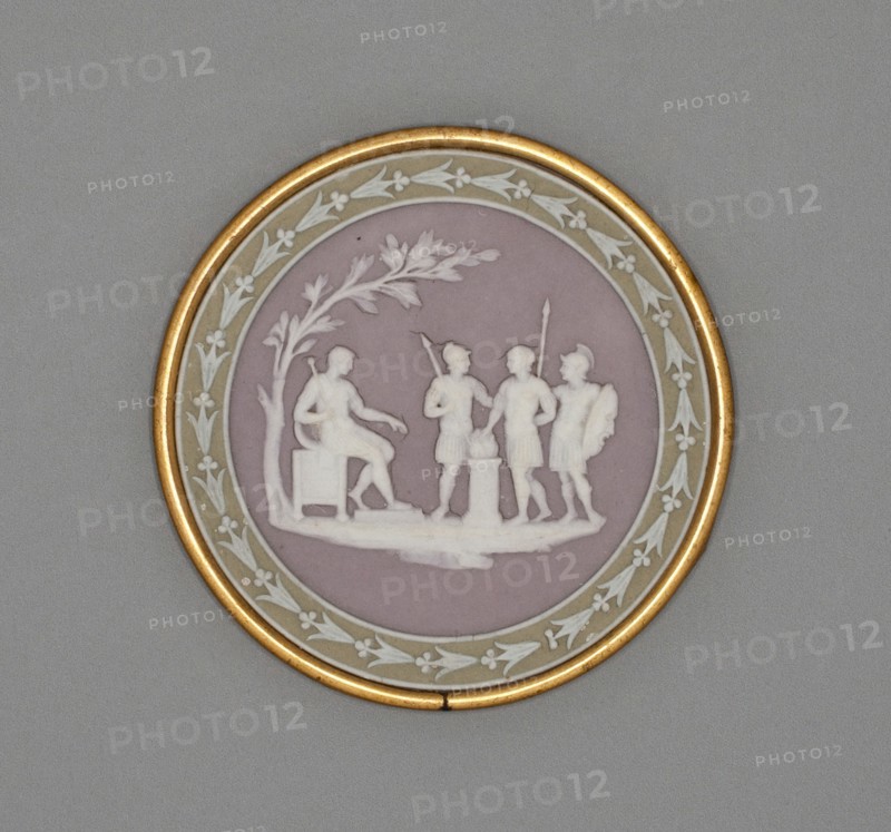 Medallion with Sacrifice, Burslem, c. 1780. Creator: Wedgwood.