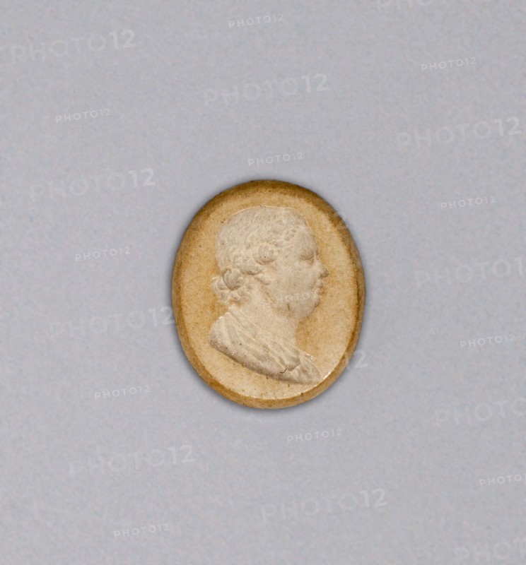 Intaglio with Head of a Man, Burslem, Late 18th century. Creator: Wedgwood.