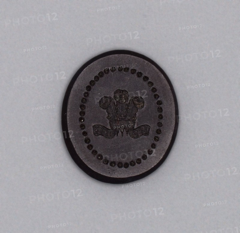 Intaglio with Crest of Prince of Wales, Burslem, Late 18th century. Creator: Wedgwood.