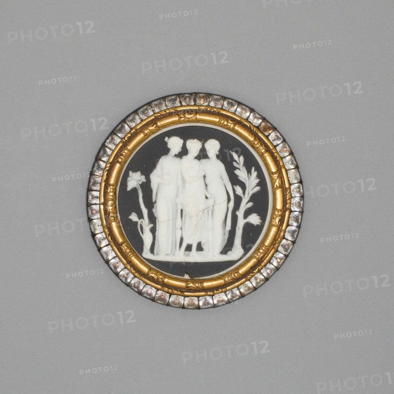 Cameo with Three Graces, Burslem, Late 18th century. Creator: Wedgwood.