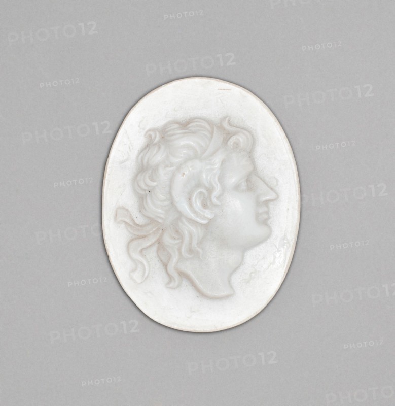 Cameo with Alexander the Great, Burslem, Late 18th century. Creator: Wedgwood.