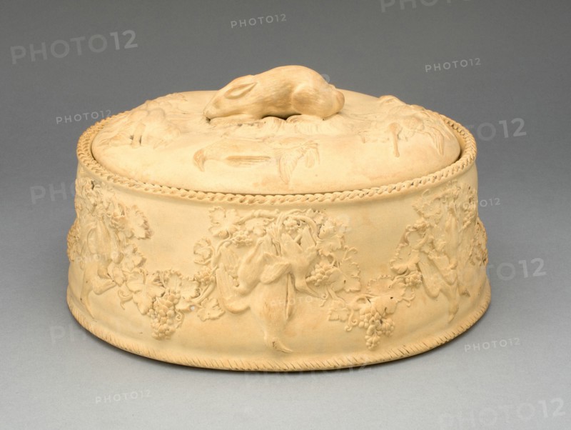 Game Pie Tureen, Burslem, c. 1850. Creator: Wedgwood.