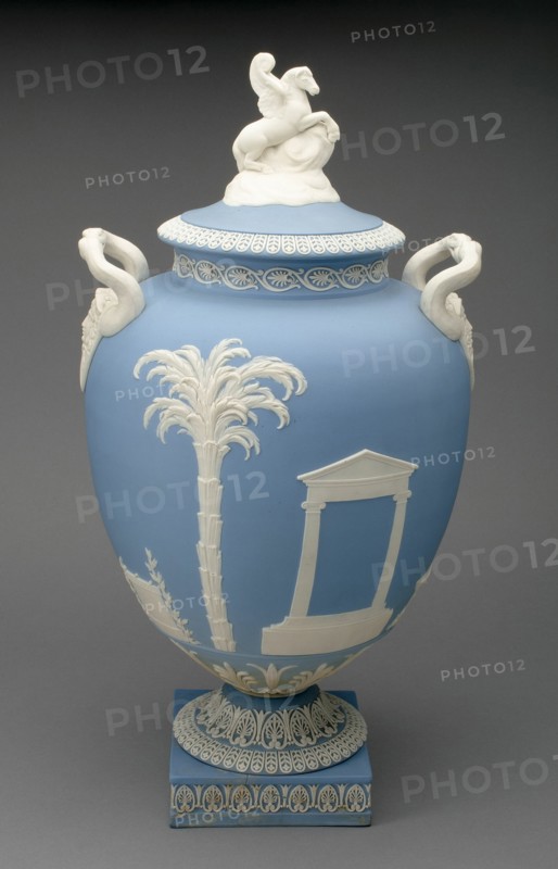 Vase, Burslem, c. 1860. Creator: Wedgwood.