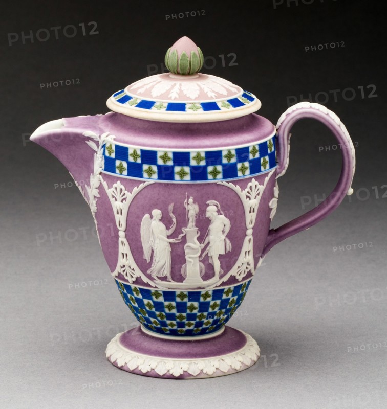 Hot Water Pitcher, Burslem, c. 1800. Creator: Wedgwood.