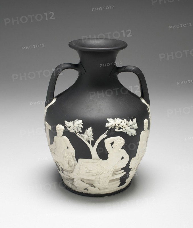 Portland Vase, Burslem, 1790/96. Creator: Wedgwood.