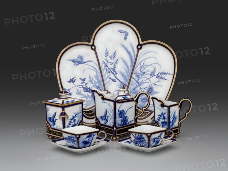 Tea Service, England, 1877 and 1878. Creator: Royal Worcester.