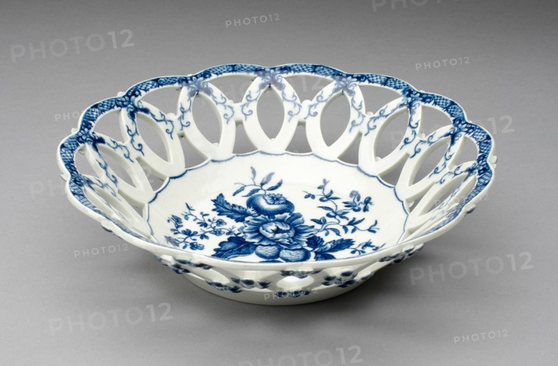 Basket, Worcester, c. 1770. Creator: Royal Worcester.