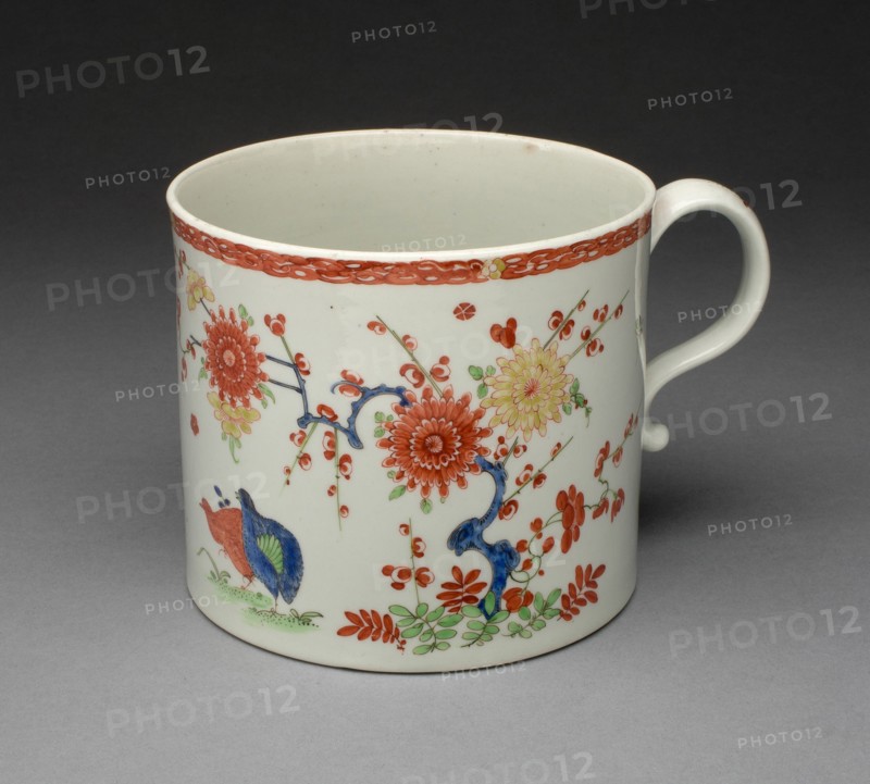 Mug, Worcester, c. 1760/70. Creator: Royal Worcester.