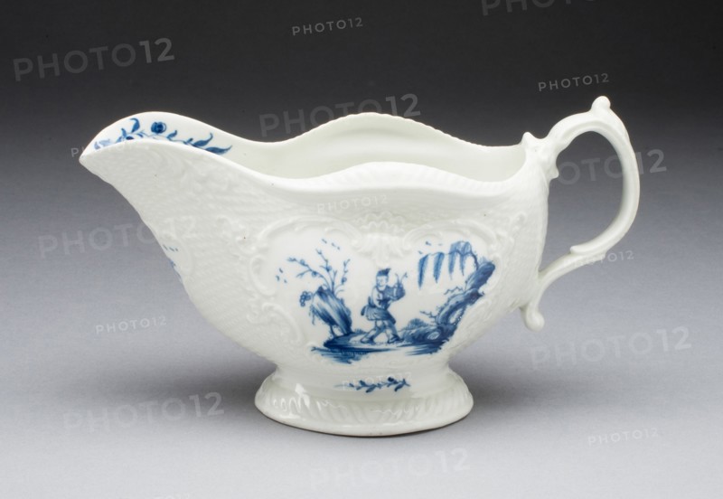 Sauceboat, Worcester, c. 1765. Creator: Royal Worcester.